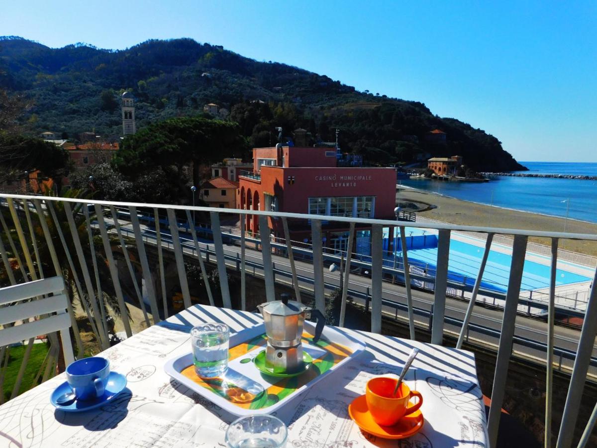 Trilocale Con Meravigliosa Vista Mare, Levanto Zewnętrze zdjęcie